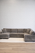 Gray 3 Piece Sectional Couch