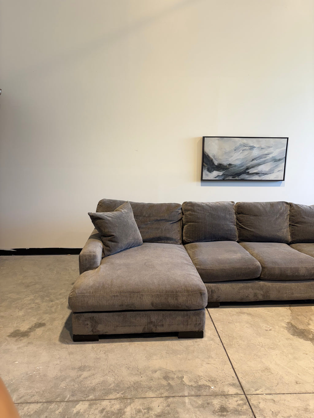 Gray 3 Piece Sectional Couch