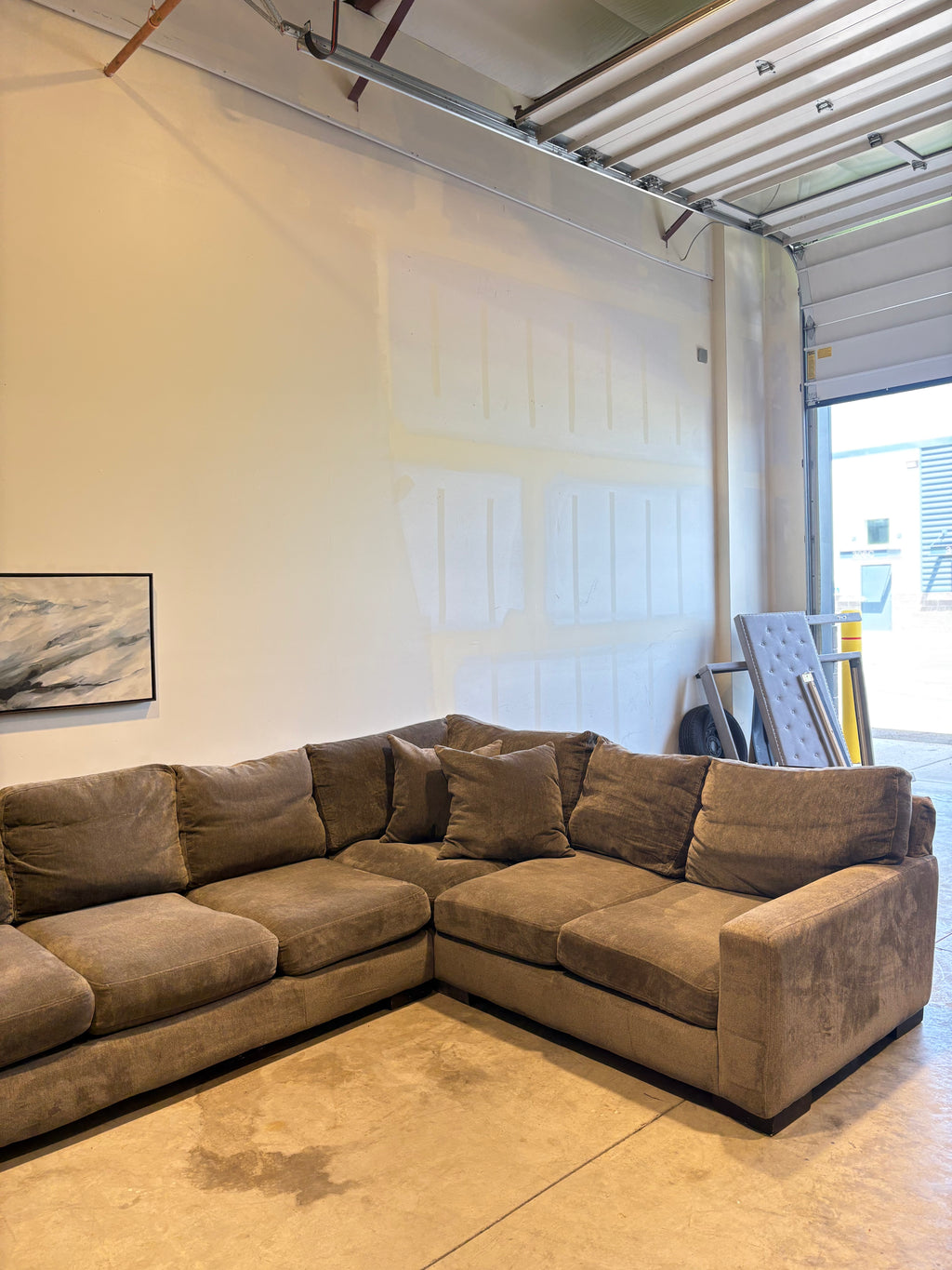 Gray 3 Piece Sectional Couch