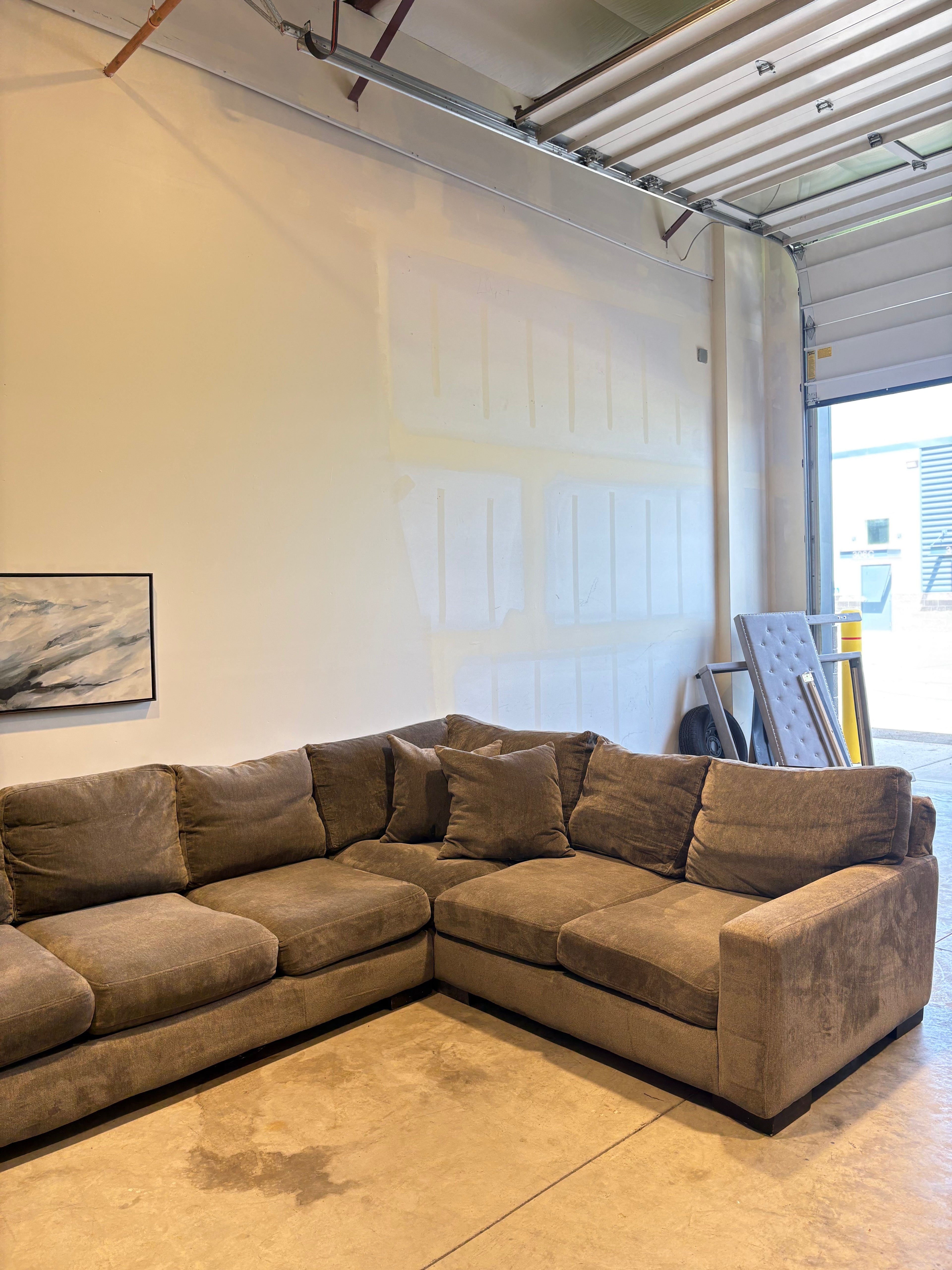 Gray 3 Piece Sectional Couch
