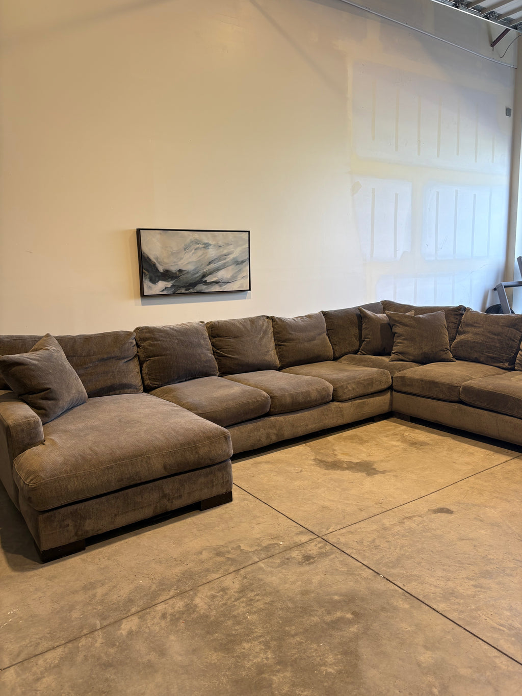 Gray 3 Piece Sectional Couch