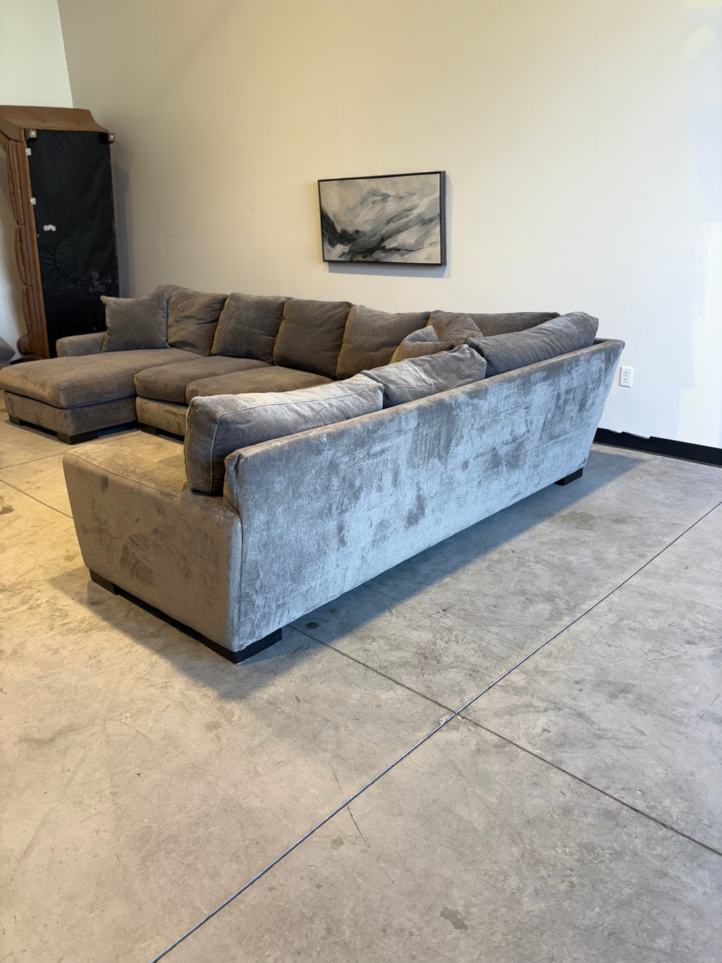Gray 3 Piece Sectional Couch