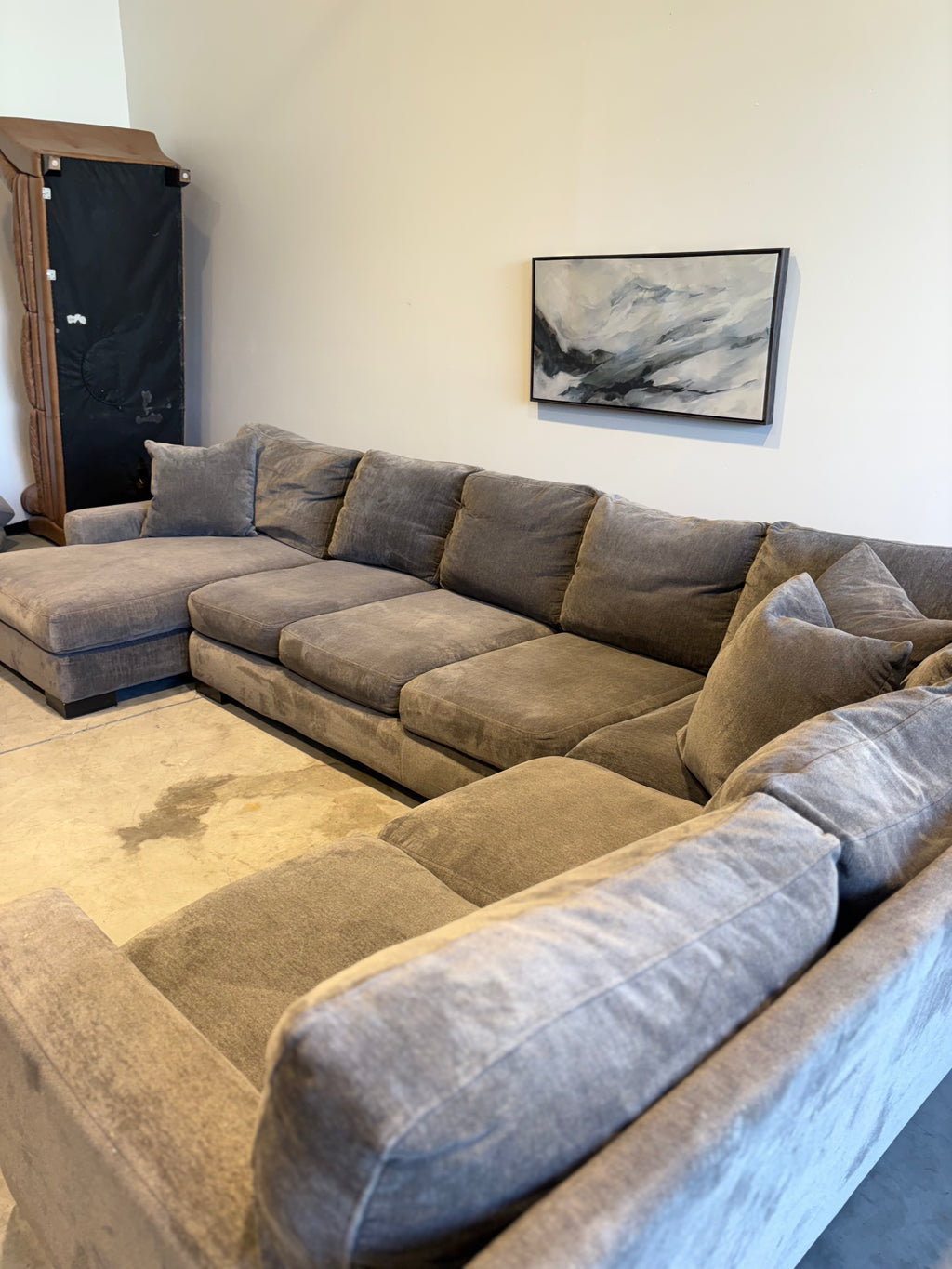 Gray 3 Piece Sectional Couch