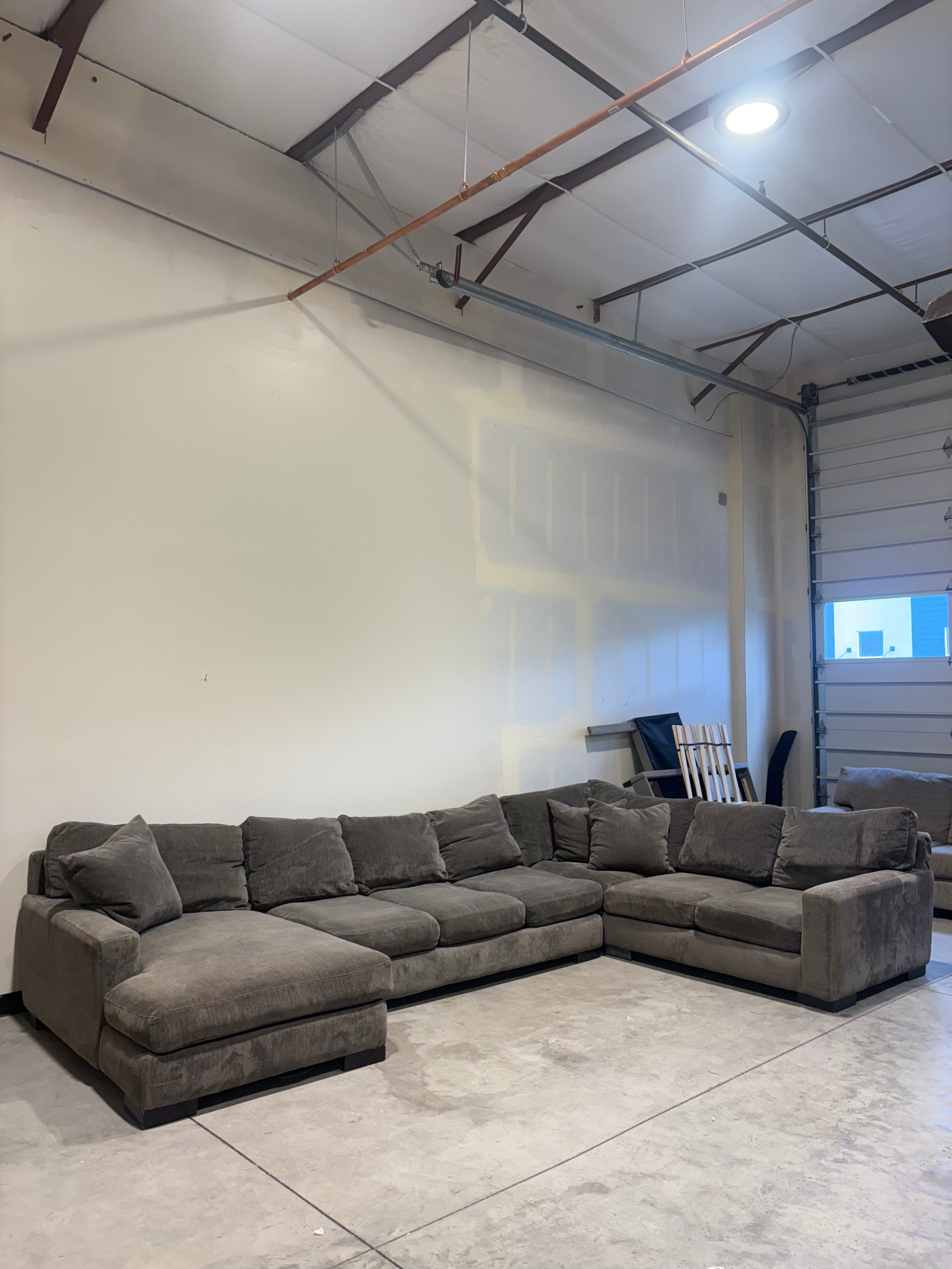 Gray 3 Piece Sectional Couch